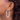 14K White Gold Polished Tube Hoop Earrings - Chic and Modern Statement - Image 2