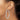 14K White Gold Polished Tube Hoop Earrings - Lightweight & Stylish - Image 2