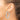 14k White Gold Polished Tube Hoop Earrings - Chic Statement Style - Image 2