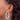14k White Gold 5x40mm Polished Lightweight Hoop Earrings - Image 2