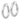 14k White Gold Polished Tube Hoop Earrings - Chic Everyday Style - Image 1