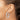 14k White Gold Polished Lightweight Hoop Earrings - Trendy 35mm Design - Image 2