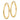 14k Gold Polished Tube Hoop Earrings - Lightweight & Trendy - Image 1