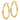 14k Gold Polished Tube Hoop Earrings - Modern Statement Style - Image 1