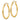 14k Gold Polished Tube Hoop Earrings - Stylish & Lightweight - Image 1