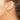 14K Gold Polished Tube Hoop Earrings - Stylish and Lightweight - Image 2