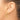 14k Gold Polished Tube Hoop Earrings - Lightweight & Trendy - Image 2