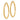 14K Gold Lightweight Polished Tube Hoop Earrings - Image 1