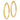 14K Gold Polished Tube Hoop Earrings - Lightweight, 60mm - Image 1