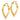 14k Polished Heart Hoop Earring - Image 1