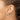 14K White Gold Diamond-Cut Tube Hoop Earrings - Bold & Chic Style - Image 3