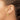 14K Gold Polished & Textured Hoop Earrings for Everyday Shine - Image 3