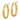 14K Gold Diamond-Cut Hoop Earrings - Polished & Satin Finish - Image 2