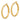 14K Gold Polished Diamond-Cut Hoop Earrings - Chic Everyday Style - Image 2