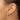 14k 2.00x25mm Polished and Satin Diamond-cut Twist Tube Hoop Earrings - Image 3