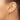 14k Gold Twist Tube Hoop Earrings with Diamond-Cut Detail - Image 3
