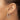 14k White Gold Diamond-Cut Twist Hoop Earrings - Image 3