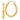 14k Gold Polished Oval Tube Hoop Earrings - Image 1