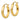 14k 3.75x20mm Round Tube Hoop Earrings - Image 1