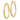 14k Gold Diamond-Cut Round Tube Hoop Earrings - Image 1