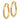 14k Gold Satin Diamond-Cut Round Tube Hoop Earrings - Image 1