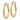 14k Gold Diamond-Cut Round Tube Hoop Earrings - Image 1