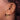 14k Gold Diamond-Cut Round Tube Hoop Earrings - Image 2