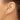14k Gold Satin Diamond-Cut Round Tube Hoop Earrings - Image 2