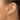 14k Gold Satin Diamond-Cut Round Tube Hoop Earrings - Image 2