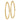 14k Gold Diamond-Cut Round Tube Hoop Earrings - Image 1
