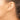 14k 3x20mm Satin Diamond-cut Round Tube Hoop Earrings - Image 2