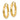 14k Gold Twisted Hoop Earrings – Chic 3mm Style for Everyday Wear - Image 1