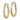 14k & Rhodium Diamond-cut 2.5mm Twisted Hoop Earrings - Image 1