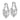 14k White Gold Claddagh Hoop Earrings for Timeless Style - Image 1