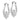 14k White Gold Claddagh Hoops for Timeless Connection - Image 1