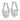 14k White Gold Claddagh Hoop Earrings for Modern Self-Expression - Image 1