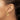 14k 4x25mm Diamond-cut Round Tube Hoop Earrings - Image 2