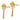 14k Tennis Racquet w/Ball Post Earrings - Image 1
