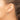 14K Rose and White Gold Satin Finish 2mm Hoop Earrings - Image 2