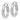 14K White Gold Diamond-Cut Tube Hoop Earrings - Trendy & Chic - Image 1
