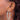 14K White Gold Diamond-Cut Tube Hoop Earrings - Bold & Stylish 46mm - Image 2