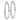 14K White Gold 3.5x52mm Diamond-cut Tube Hoop Earrings - Image 1