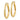 14K Gold Diamond-Cut Tube Hoop Earrings - Modern Knife-Edge Design - Image 1