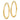 14K Gold Diamond-Cut Hoop Earrings - Trendy Knife-Edge Design - Image 1