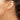 14K Gold Knife-Edge Diamond-Cut Hoop Earrings - Image 2