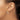 14K Gold & Rhodium Diamond-Cut Mini Hoop Earrings - Image 2