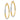 14K and Rhodium Diamond-cut 3x45mm Hoop Earrings - Image 1