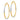 14K Gold and Rhodium Diamond-Cut 55mm Hoop Earrings - Image 1