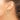 14K Gold and Rhodium Diamond-Cut 55mm Hoop Earrings - Image 2