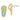 14k Gold Opal Flip Flop Earrings for a Playful Touch - Image 1